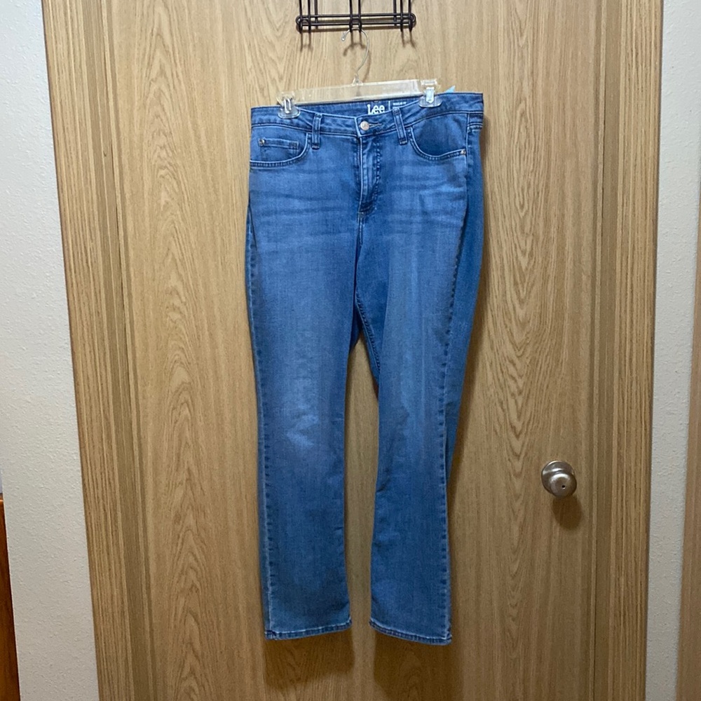 Straight leg jeans